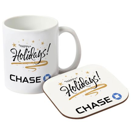 Mug & Neoprene Coaster Gift Set