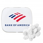 Domed Tin with Dollar Sign Shaped Mints