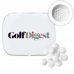 Domed Tin with Golf Ball Shaped Mints