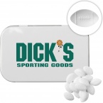 Rectangular Tin with Football Shaped Mints