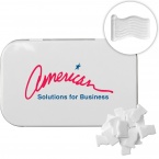 Rectangular Tin with American Flag Shaped Mints