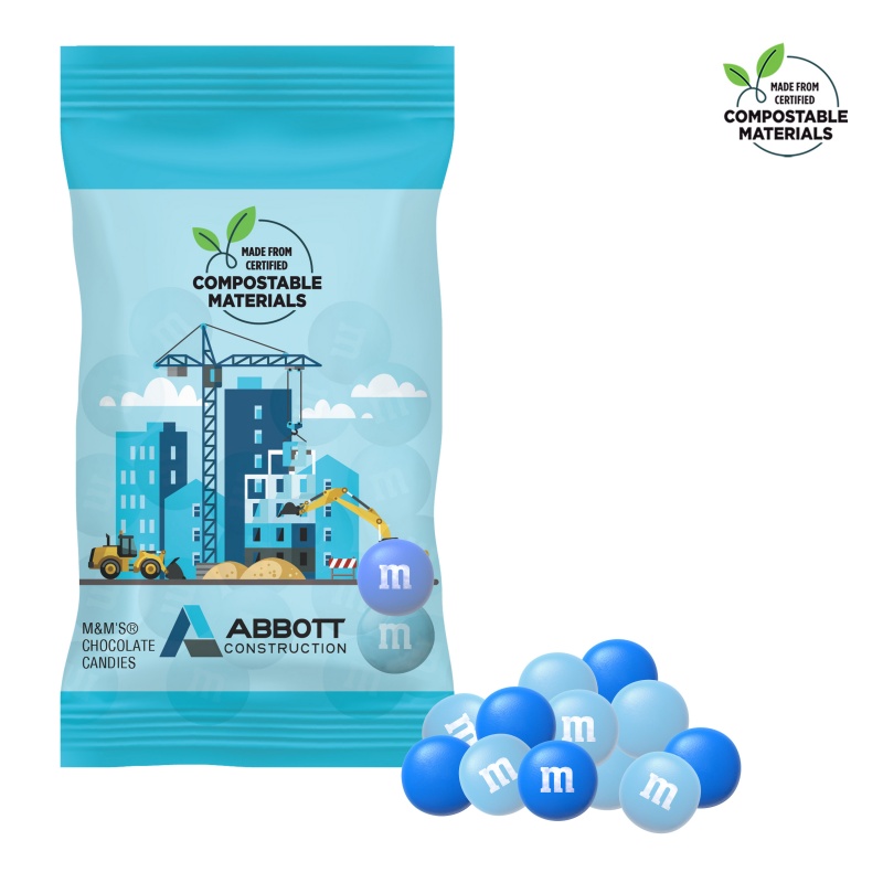 1oz ECO-Digibag, Compostable & Full Color, Color Choice M&M'S