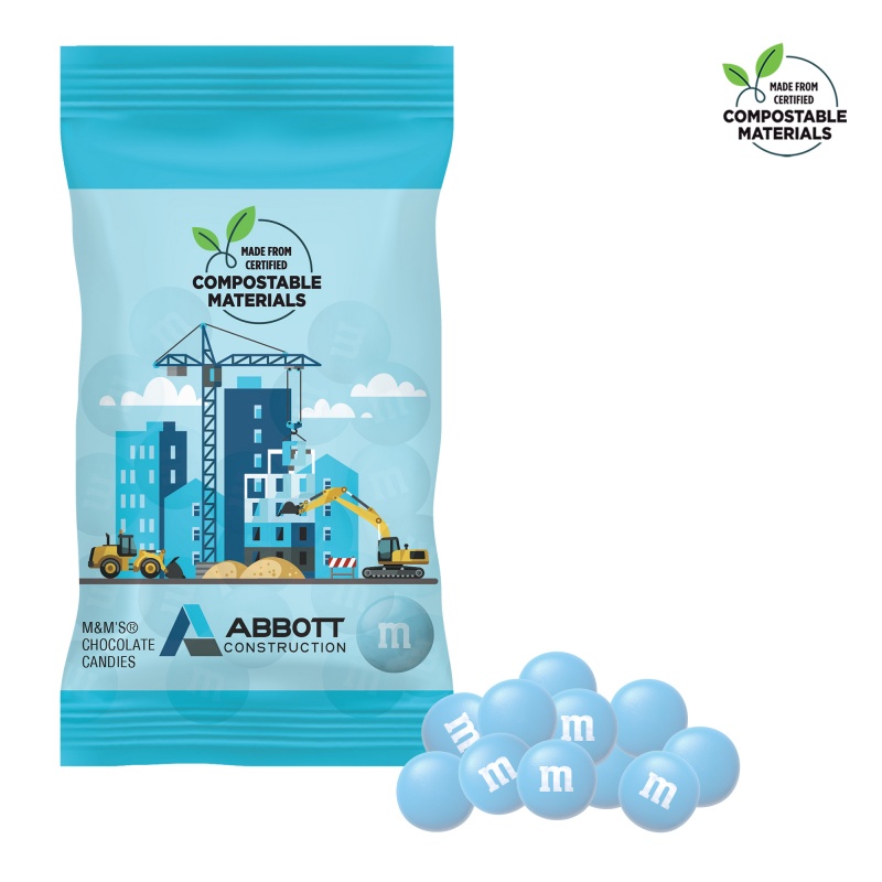 1oz ECO-Digibag, Compostable & Full Color, Color Choice M&M'S