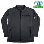 ACE Ladies' Full Zip Space Dye Track Jacket
