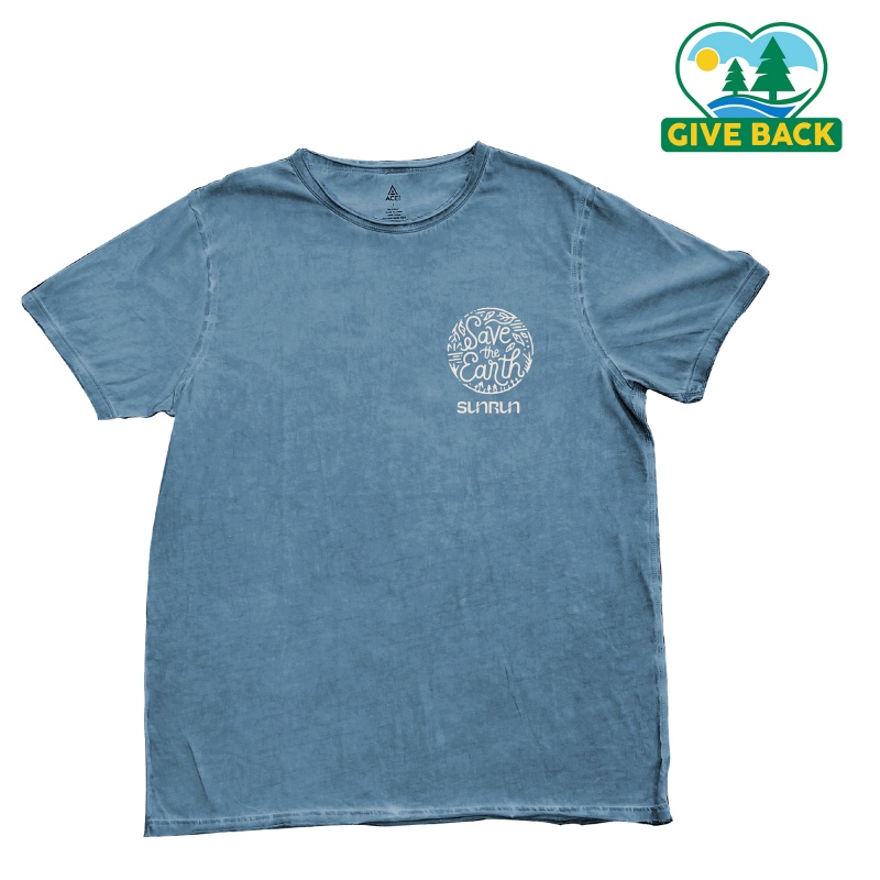 ACE Adult Dirty Wash Raw Edge T-shirt