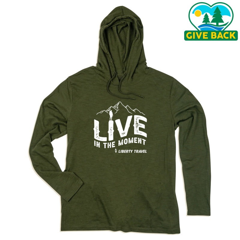 ACE Adult Long Sleeve Slub Hooded T-Shirt