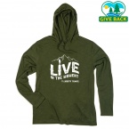 ACE Adult Long Sleeve Slub Hooded T-Shirt