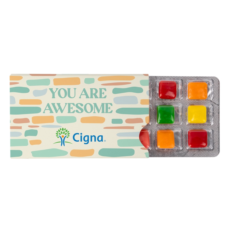 Assorted Chicklet Gum Pack