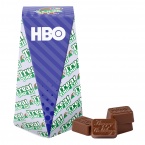 Dimensional Twist Box with Molded Chocolates