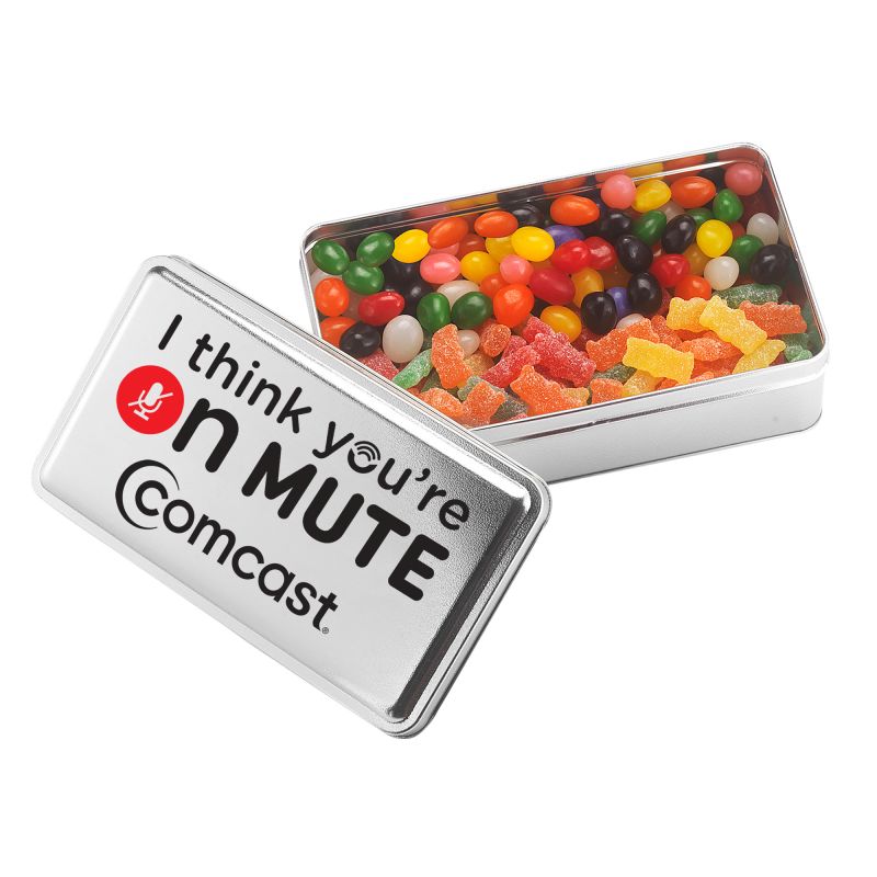 NC Custom: 2-Share Tin - Sour Kids/Assorted Jelly Beans. Supplied By ...