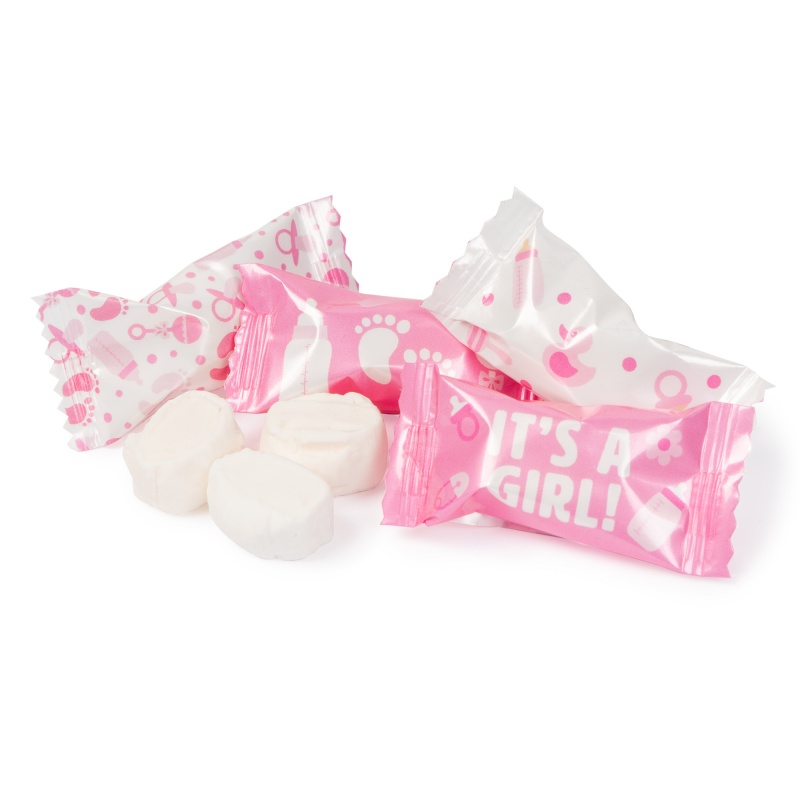It's A Girl! Wrapped Buttermints