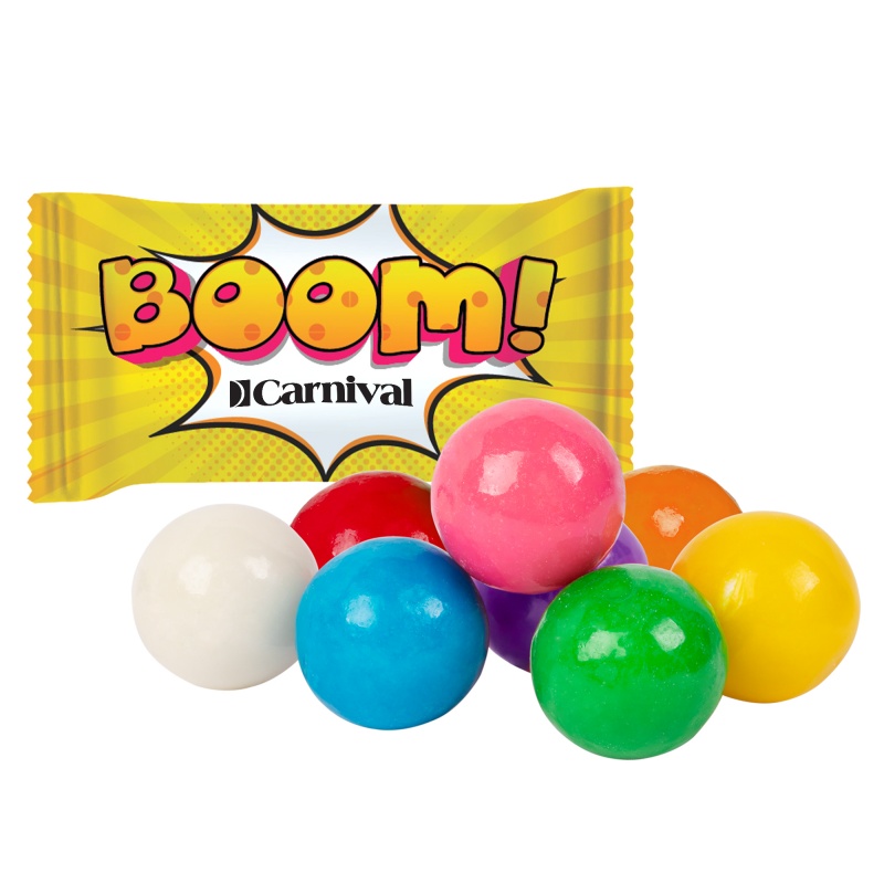 4 Color Process Wrapped Rainbow Bubble Gum