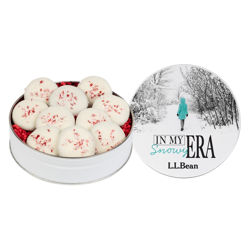 Peppermint Delight Cookies- Small Gift Tin-10ct