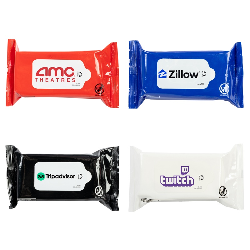 Antibacterial Wet Wipe Pouch