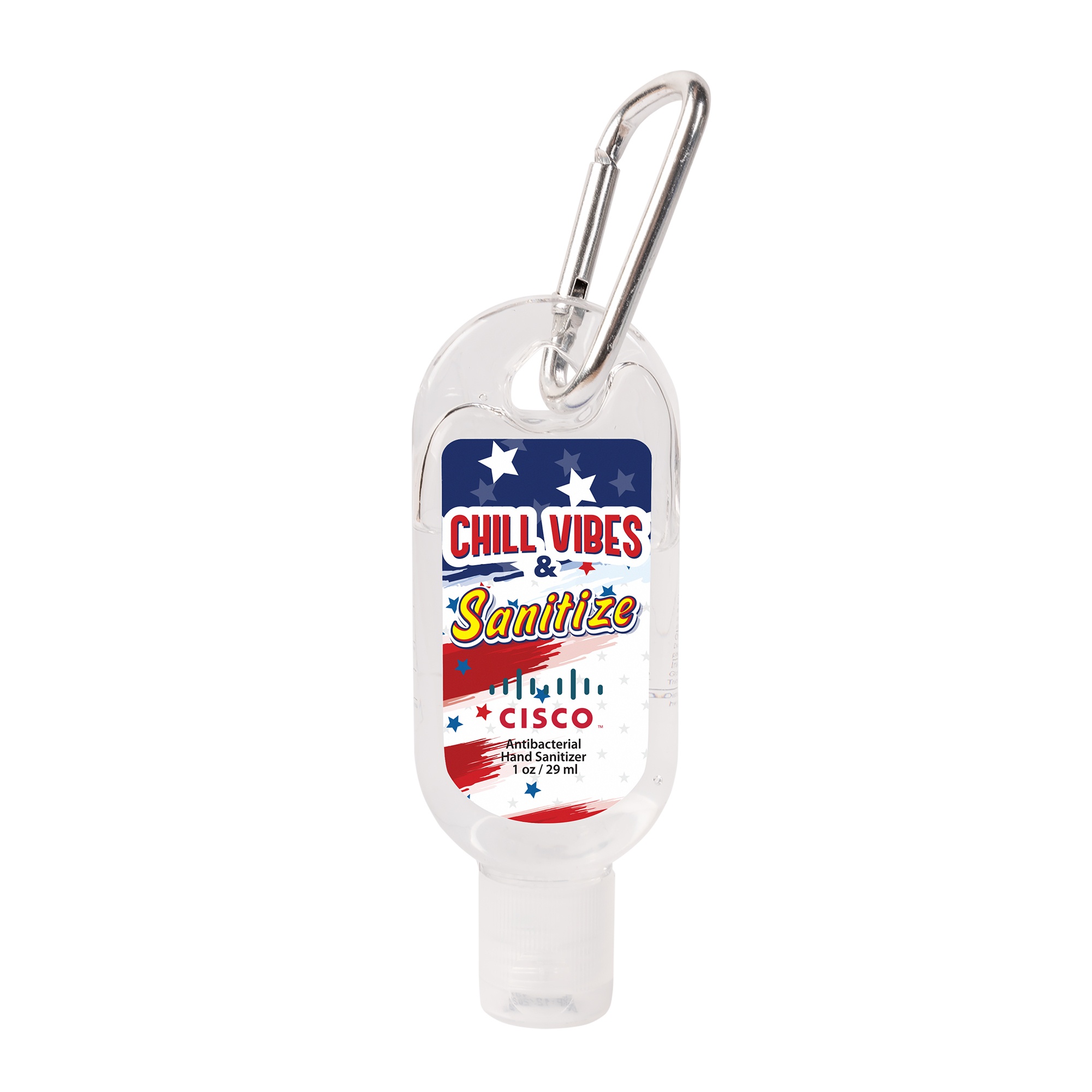 NC Custom Promotional Carabiner Clip Keychain