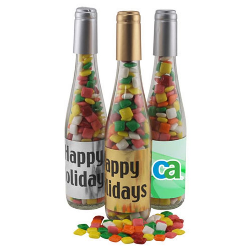 NC Custom: Champagne Bottle w/ Pistachios. Supplied By: Chocolate Inn