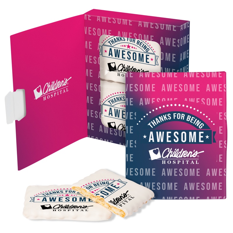 Book Window Box with Iced Cookies