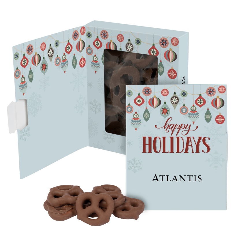 Book Window Box- Milk Chocolate Mini Pretzels