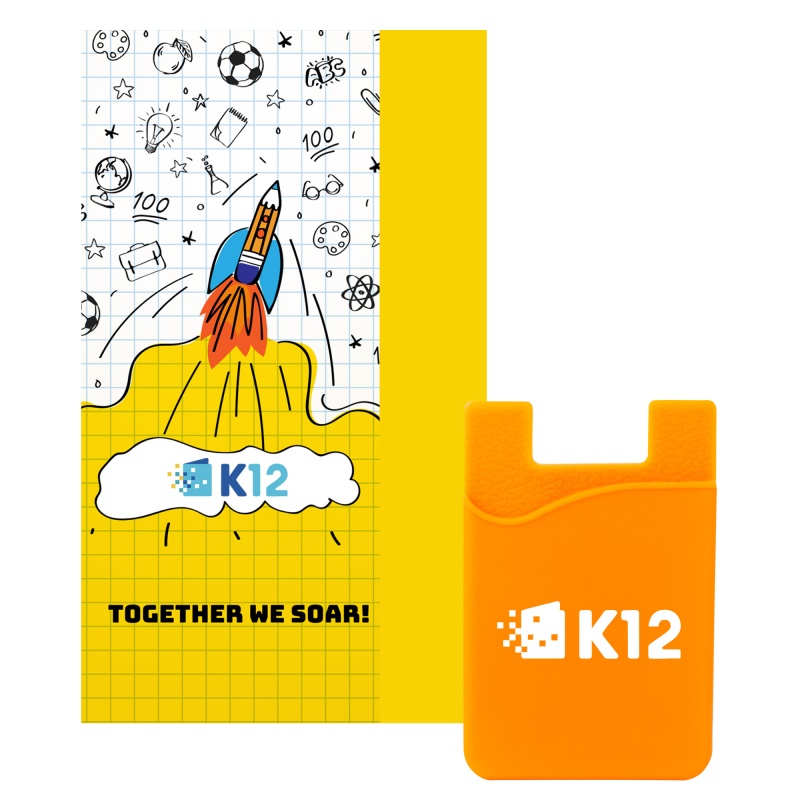 Calling Card with Smartphone Silicone Wallet