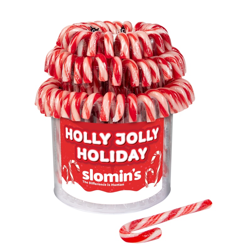 Candy Cane Tub with Full Color Custom Label