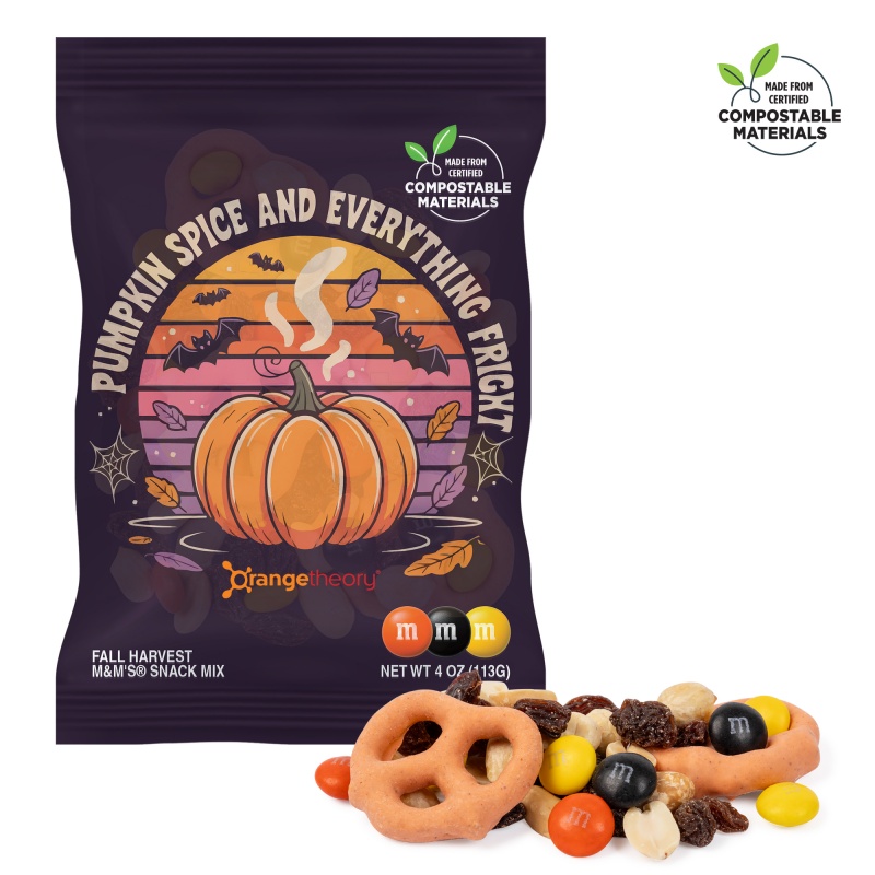 4oz. ECO- Digibag™, Fall Harvest M&M Snack Mix 