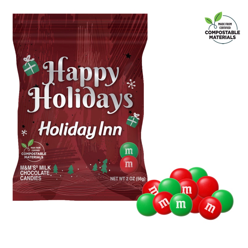 2oz ECO-Digibag, Compostable & Full Color, Color Choice M&M'S