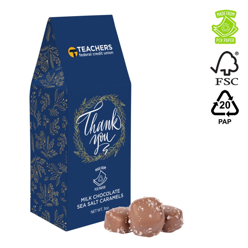 Eco Gable Box- Milk Sea Salt Caramel