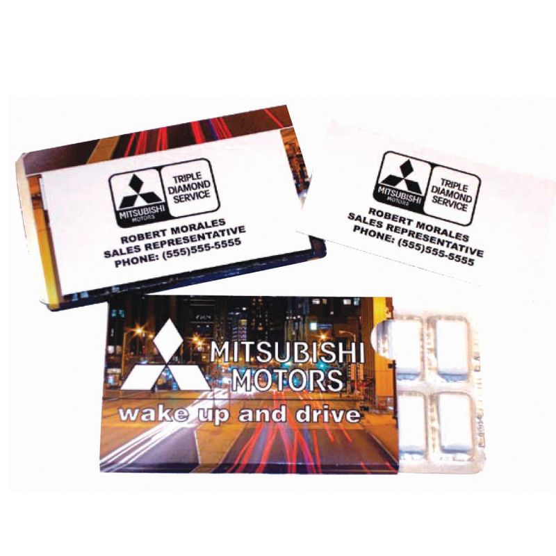 NC Custom: Business Card Gum Pack. Supplied By: Chocolate Inn