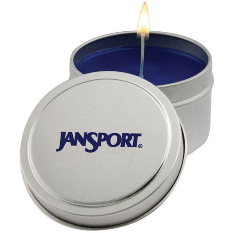 NC Custom Aromatherapy Candle Tin 6 oz. Supplied By Lanco