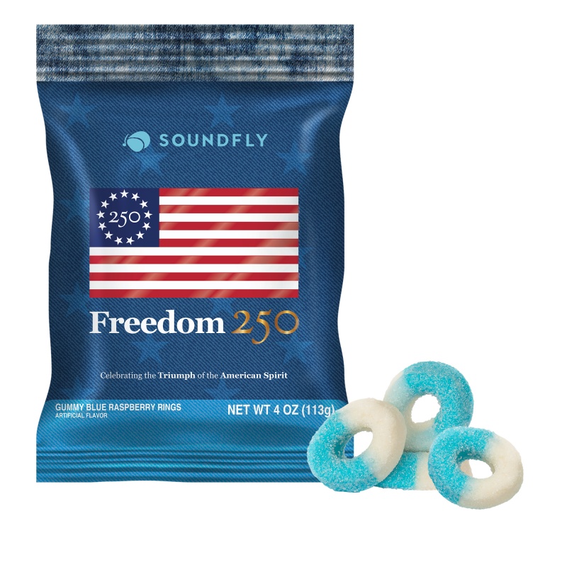 Freedom250- 4oz. Digibag-Blue Raspberry Rings