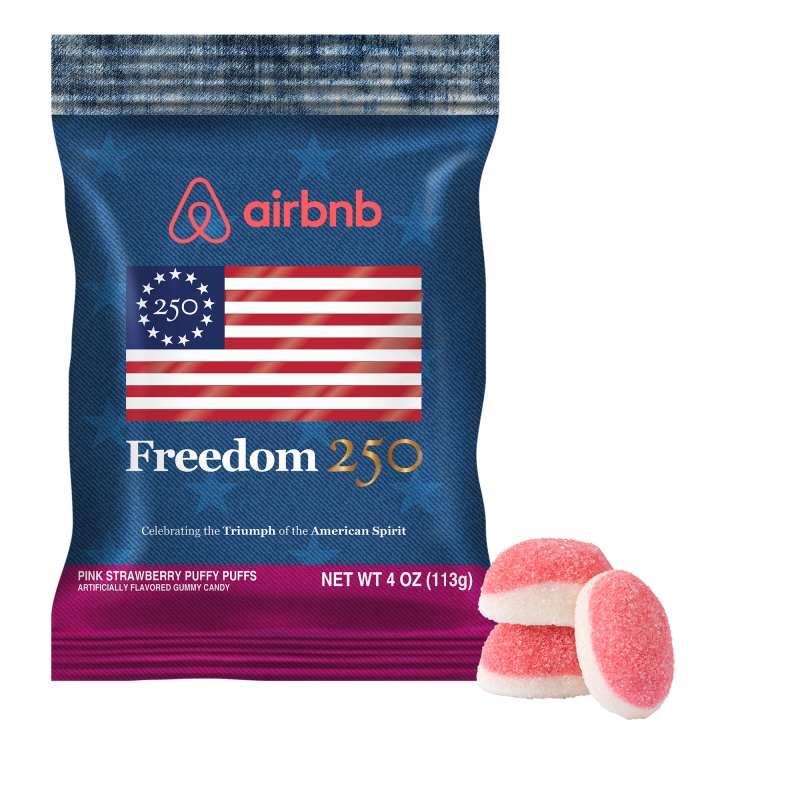 Freedom250- 4oz. Digibag-Strawberry Puffs