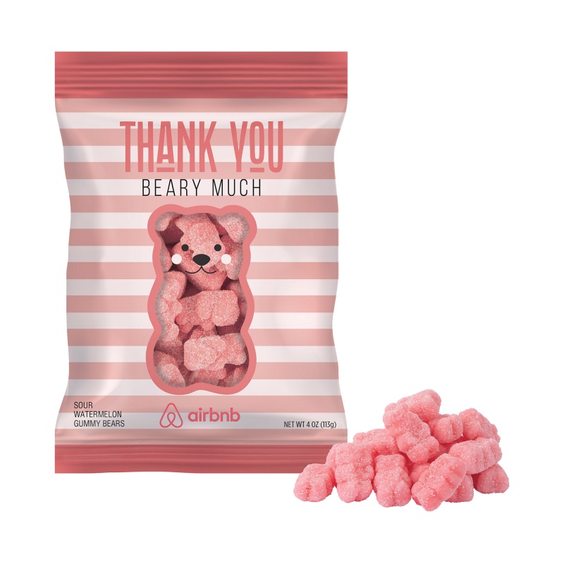 4 oz. Full Color Digibag(TM) Sour Watermelon Bears