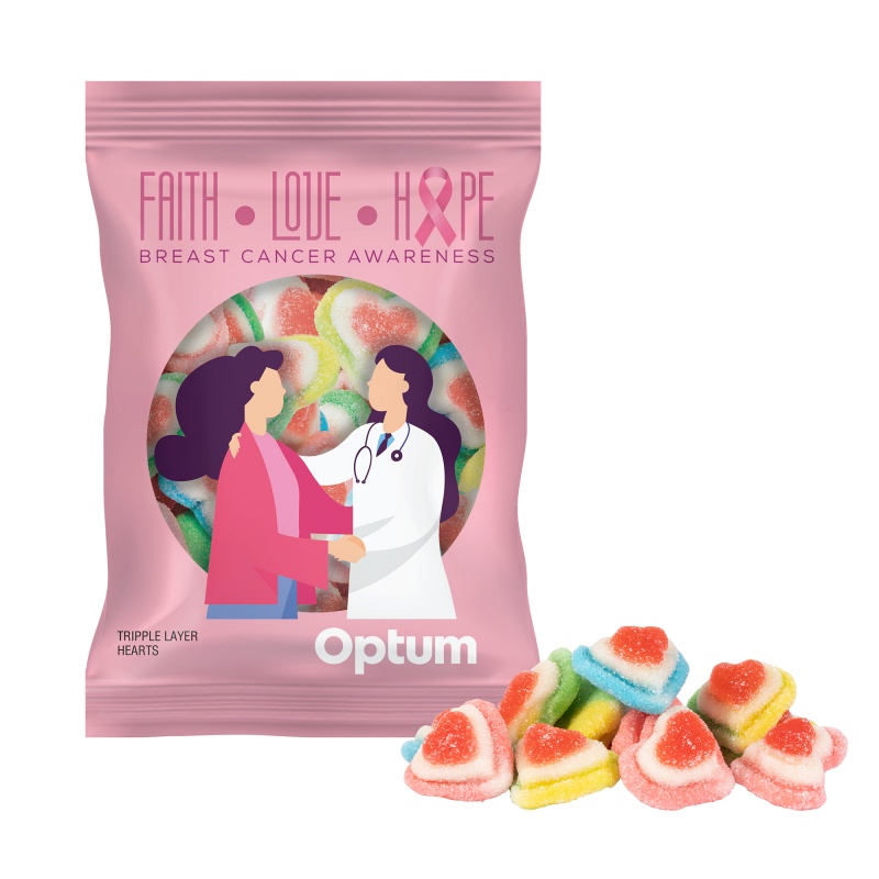 4 oz. Full Color Digibag(TM) Triple Layer Hearts