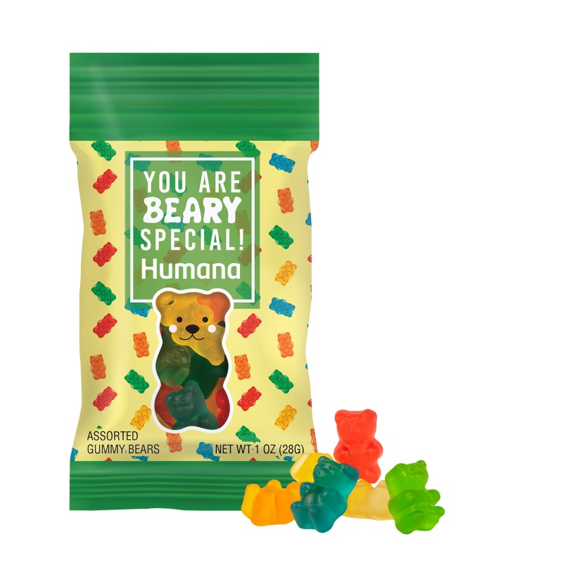 1 oz. Full Color Digibag&trade; with Assorted Gummy Bears
