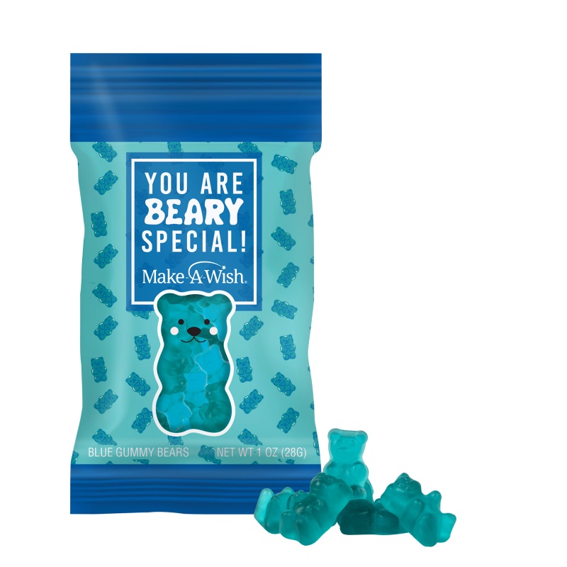 1 oz. Full Color Digibag&trade; with Blue Gummy Bears