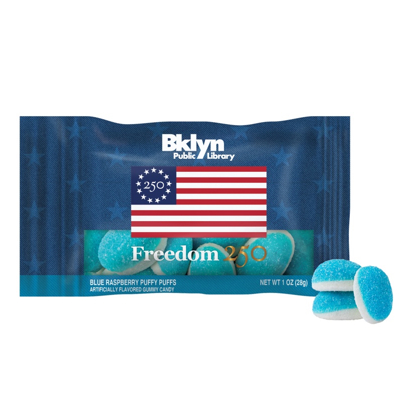Freedom 250- 1oz. Digibag&trade;- Blue Raspberry Puffs