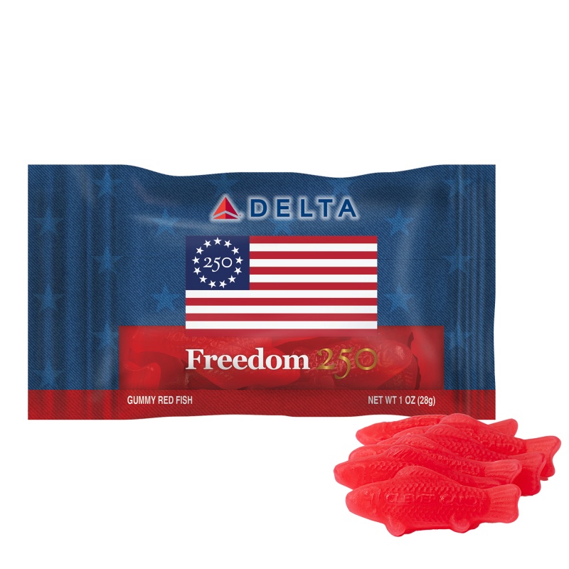 Freedom 250- 1oz. Digibag- Gummy Red Fish