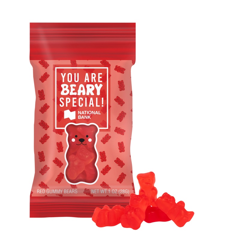 1 oz. Full Color Digibag&trade; with Red Gummy Bears