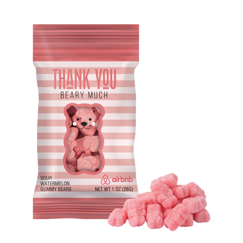 1 oz. Full Color Digibag&trade; Sour Watermelon Bears
