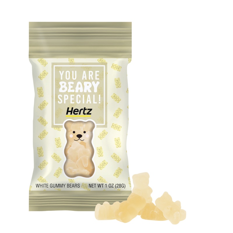 1 oz. Full Color Digibag&trade; with White Gummy Bears