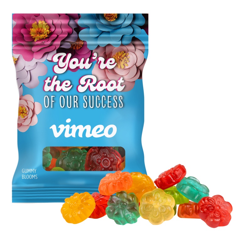 Clever Candy 2oz. Full Color DigiBag™ with Gummy Blooms