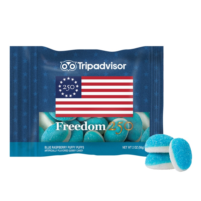 Freedom 250- 2oz. Digibag&trade;- Blue Raspberry Puffs