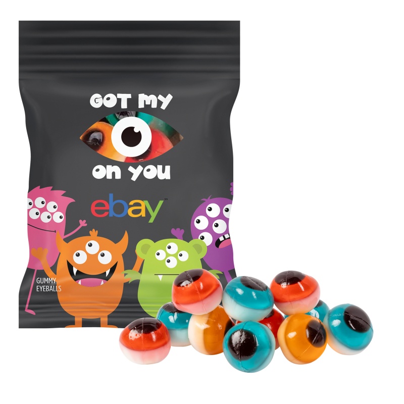 Clever Candy 2oz. Full Color DigiBag™ with 3D Gummy Eyeballs