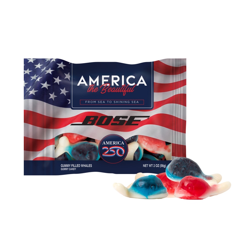 America 250- 2oz. Digibag&trade;-Gummy Filled Whales