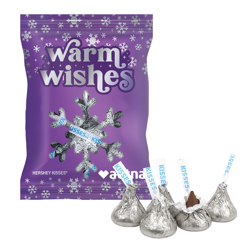 2 oz Digibag- Silver Hershey Kisses&reg;