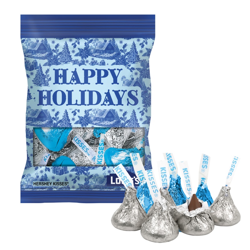 2 oz Digibag- Silver & Color Hershey Kisses&reg;