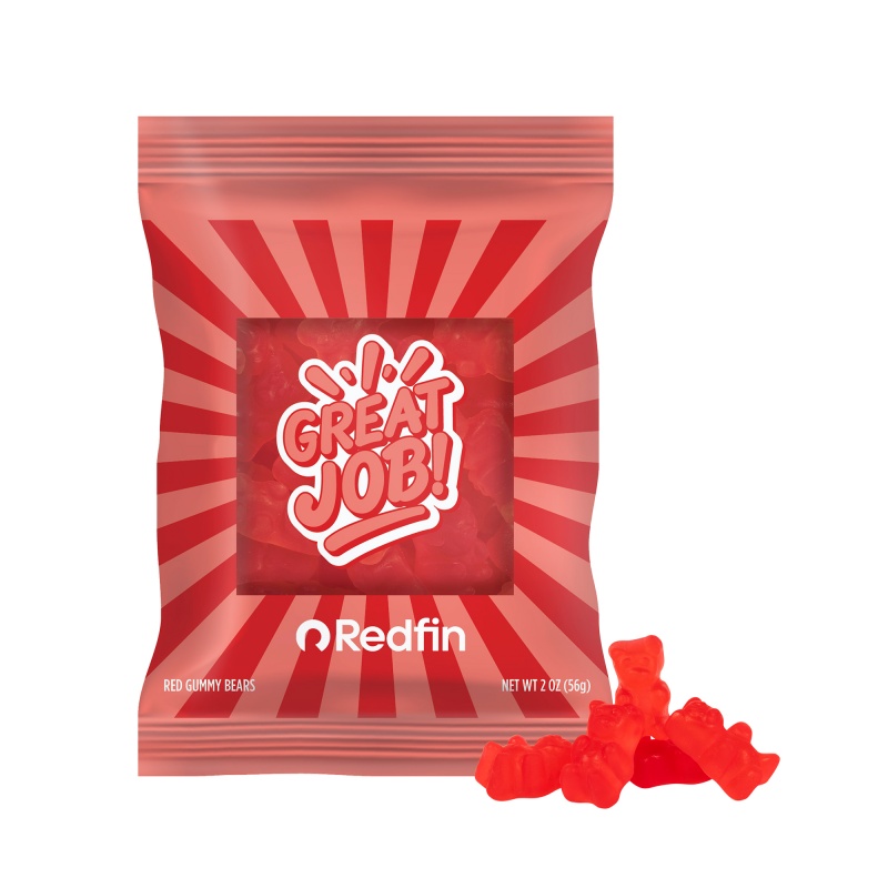 2 oz. Full Color Digibag&trade; with Red Gummy Bears