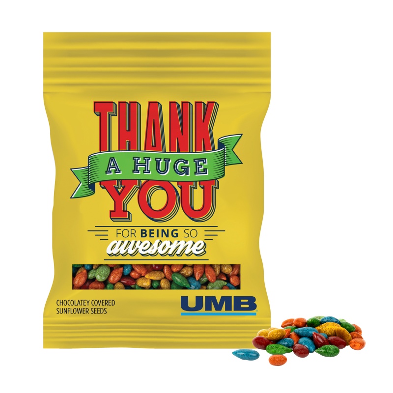 2oz. Full Color DigiBag&trade; with Chocolate Sunflower Seeds