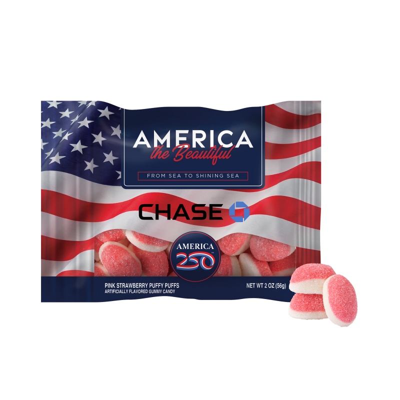 America 250- 2oz. Digibag&trade;-Strawberry Puffs