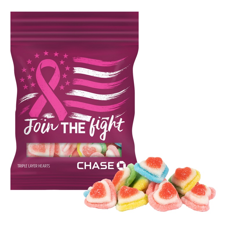 2 oz. Full Color Digibag&trade; Triple Layer Hearts